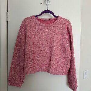 Cozy Pink Knit Sweater